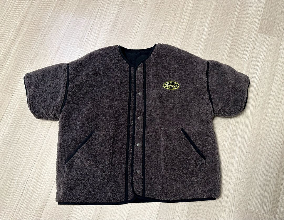 히로 구상 반팔덤블 차콜 140--1