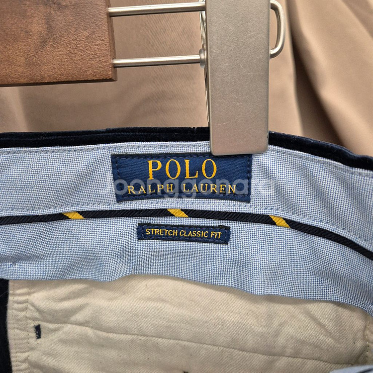 폴로 스트레치 클래식핏 코듀로이 팬츠 네이비 36/34--2