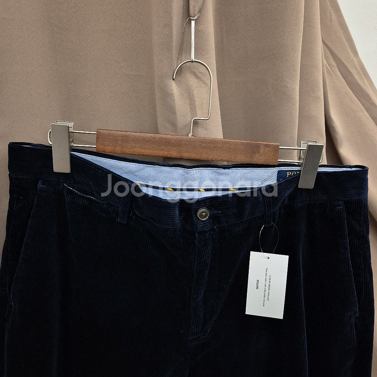 폴로 스트레치 클래식핏 코듀로이 팬츠 네이비 36/34--1