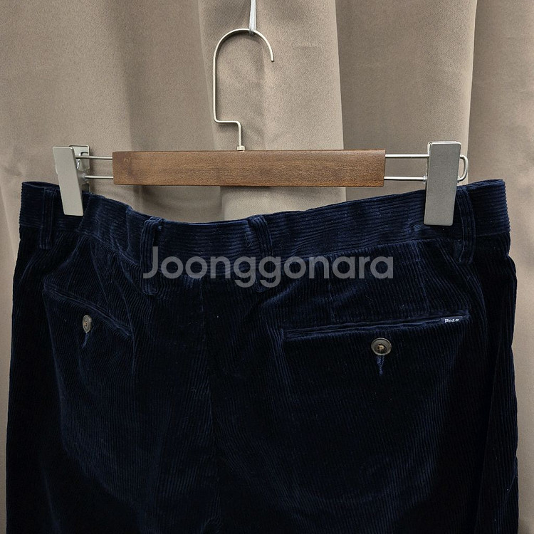 폴로 스트레치 클래식핏 코듀로이 팬츠 네이비 36/34--4