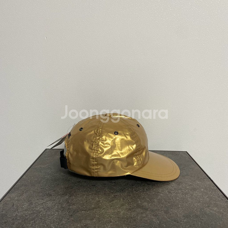 슈프림X노스페이스 콜라보 골드 볼캡 모자 6패널 모자--2