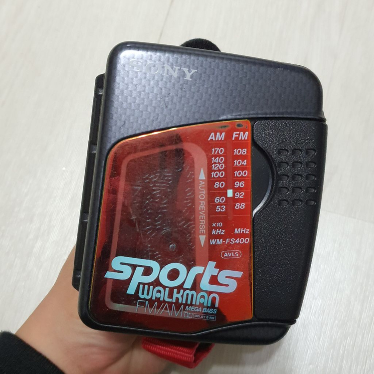 소니 워크맨 WM-FS400 카세트 라디오 부품용 이미지