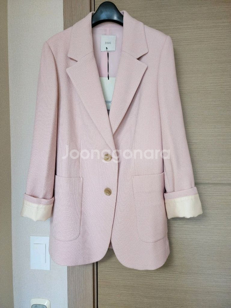 새상품) 쥬크 벨티드자켓 66사이즈--1