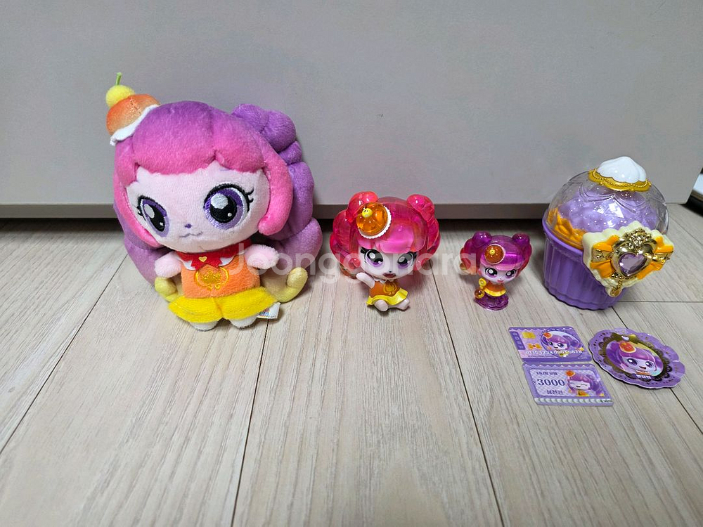 티니핑)말랑핑피규어+말랑핑서프라이즈인형+케이크피규어 일--0