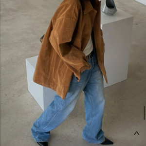 마지막가격)브라운 스웨이드자켓 돈피 헤르쯔 라룸 매니크