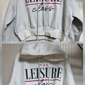 새상품 기모 후드 크롭티 2벌