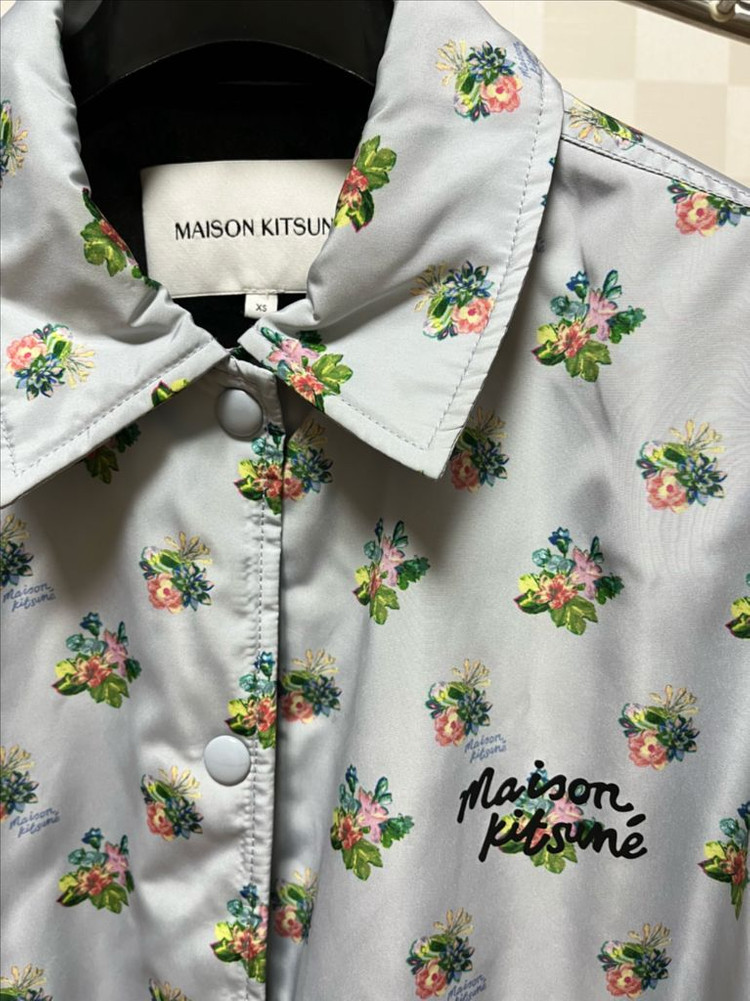 메종키츠네 플라워 코치 자켓 xs--1