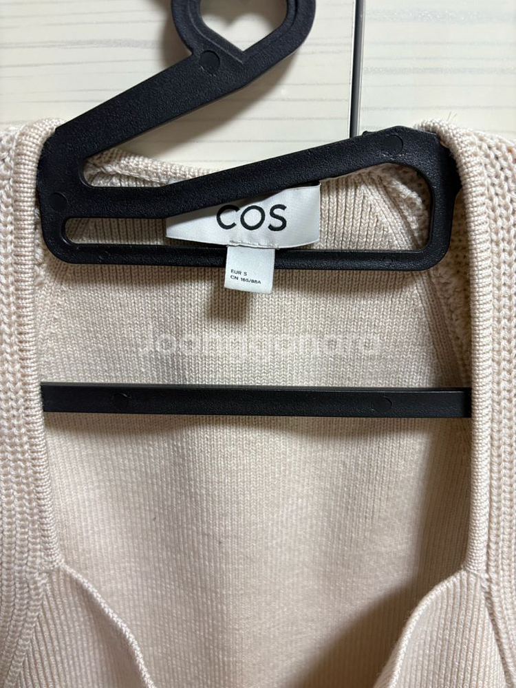 Cos 코스 퍼프 슬리브 니티드 탑 S (실사 첨부)--7