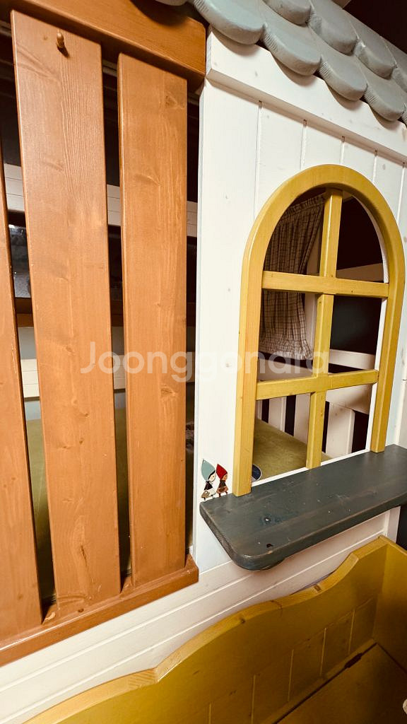 나무와 아이2층침대--2