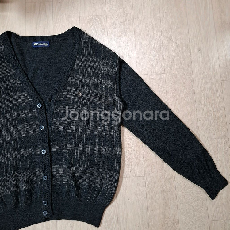 파크랜드 니트 카디건 100--2