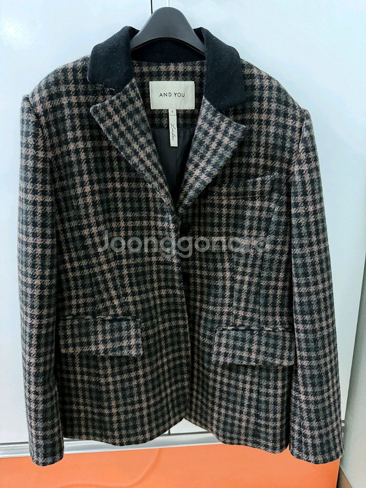 앤유자켓 1사이즈 3회착용 울자켓--5