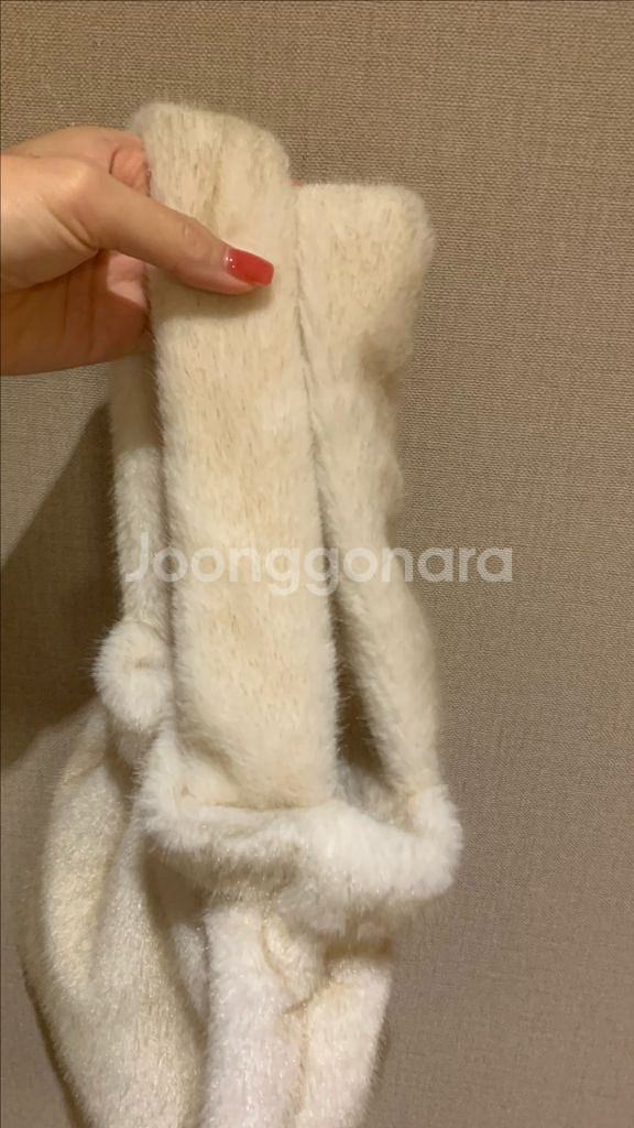 아이보리 페이크밍크가방 츄네집 아스띠에 시에 유메르--2