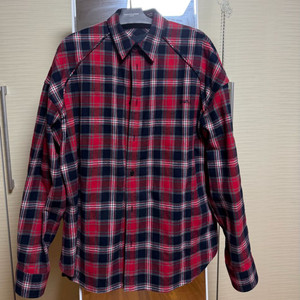 24fw 준지 레드 체크 셔츠 46