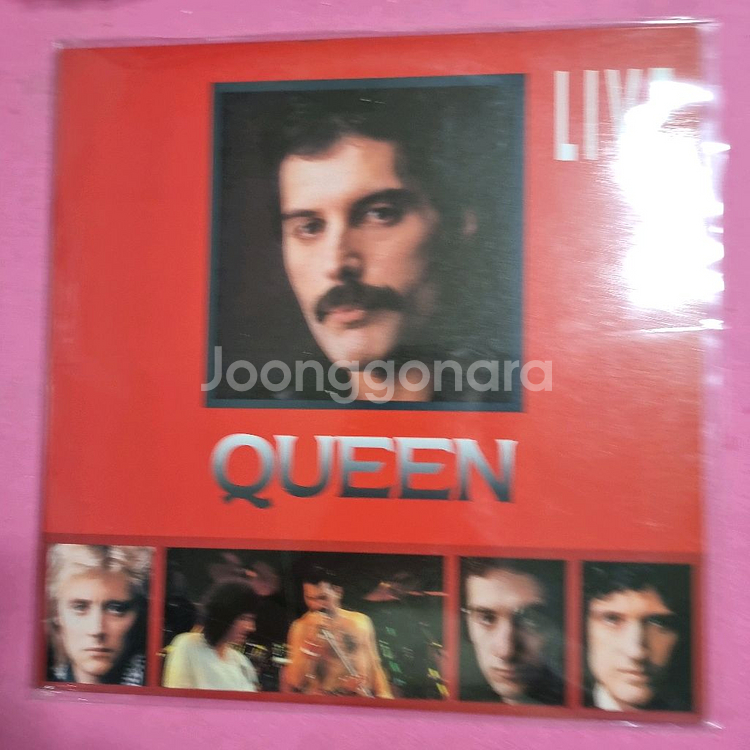 퀸 라이브 LP.NM/NM--0