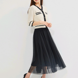 로엠 니트 원피스/ 트위드 자켓세트