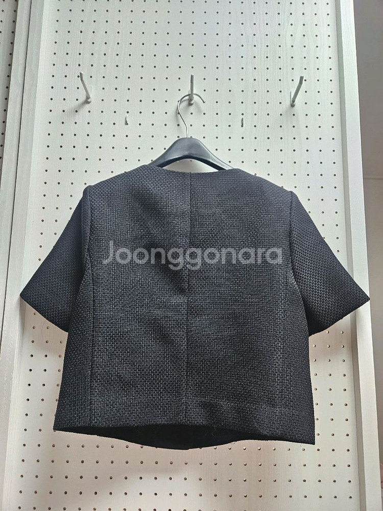 로엠 니트 원피스/ 트위드 자켓세트--4