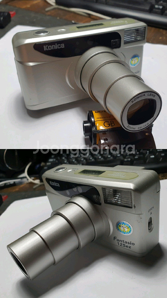 코니카 판타지오 125ez 38-125mm 필름카메라--8