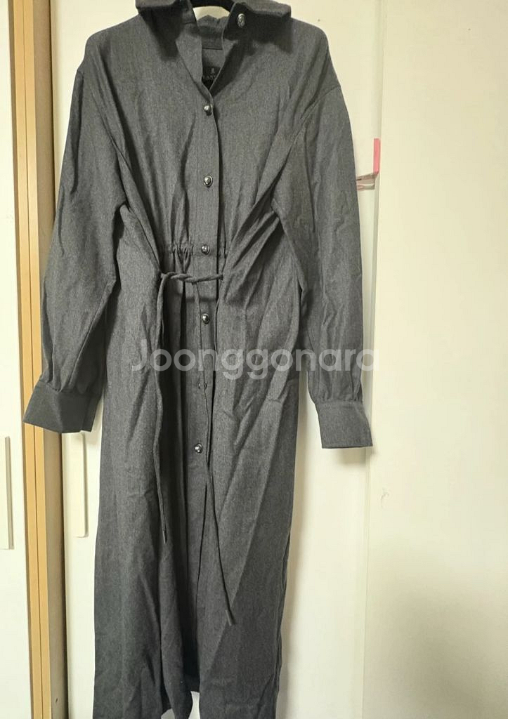 랑방컬렉션 울블렌드 스트링 드레스 88 새상품--2