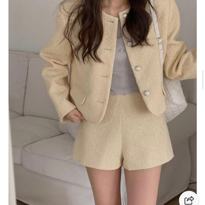 도매택 미엘 트위드 자켓