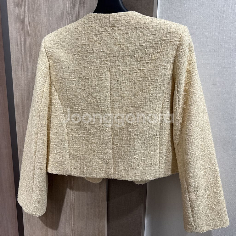 도매택 미엘 트위드 자켓--4