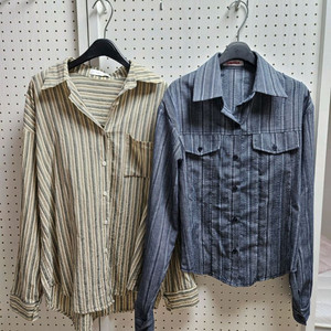 원더원더 신시 스트라이프 셔츠 세트