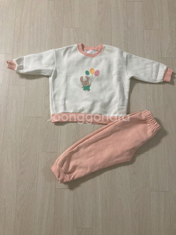 유아 기모 상하복 일괄--1