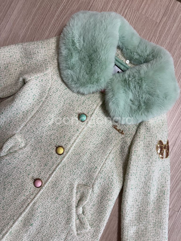 프랜치캣 모직코트(130사이즈) 택포--1