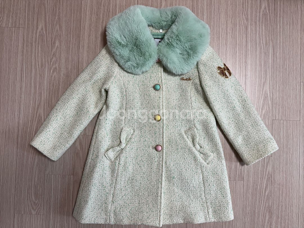 프랜치캣 모직코트(130사이즈) 택포--0