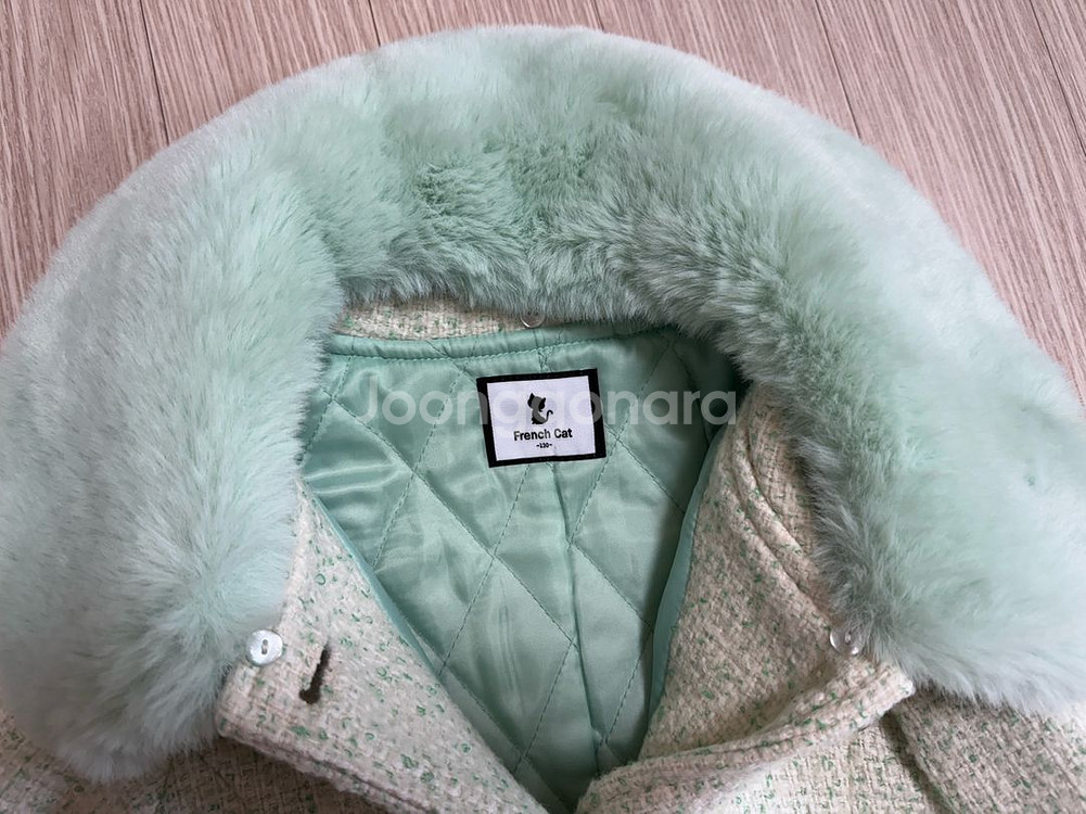 프랜치캣 모직코트(130사이즈) 택포--3