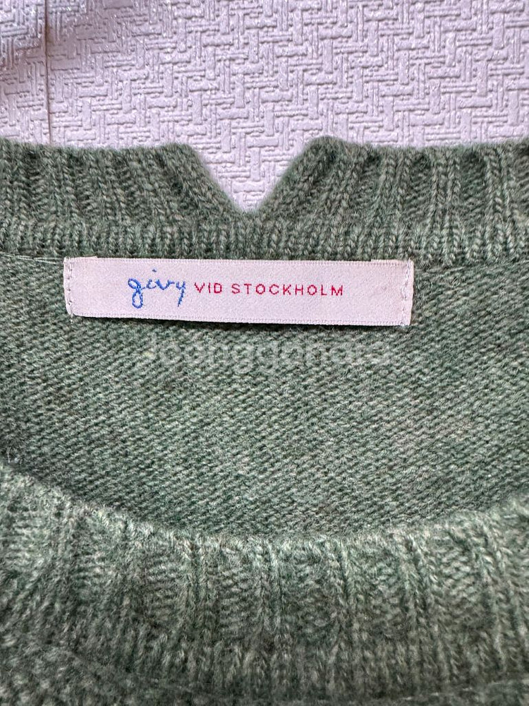 기비 패치워크 부엉이 울캐시미어 니트 (55)--2