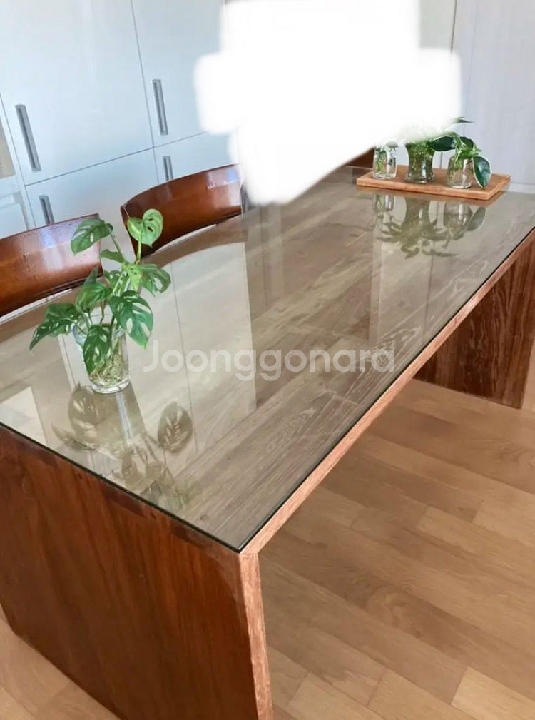 세덱 에스니크래프트 티크 책상 ㄷ자 테이블 160-80--0