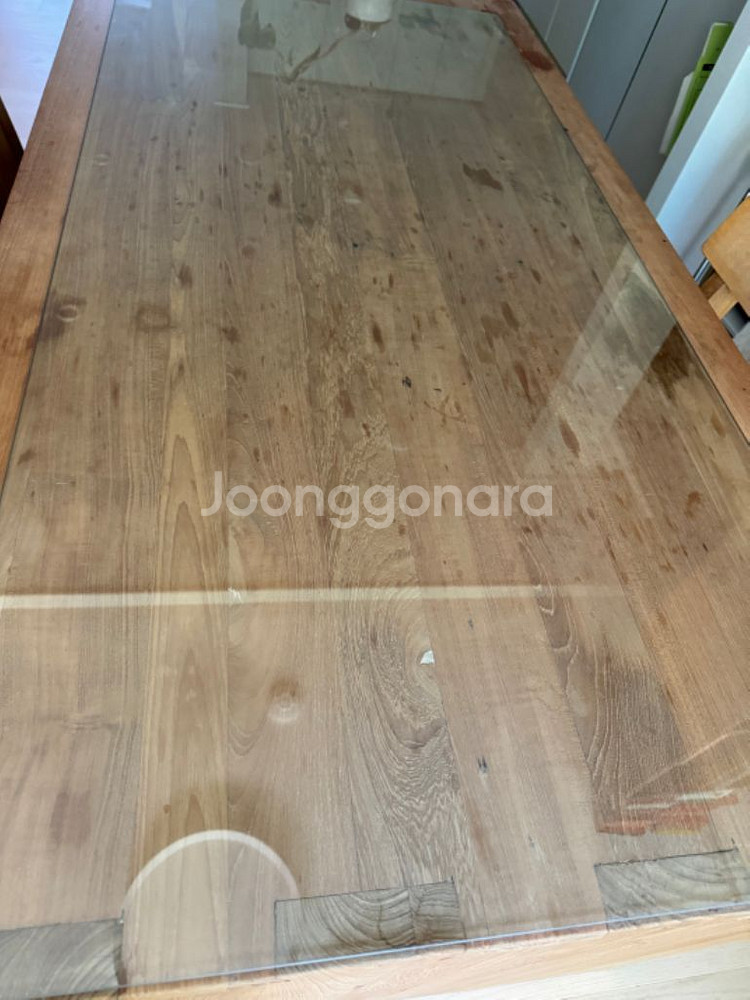 세덱 에스니크래프트 티크 책상 ㄷ자 테이블 160-80--3