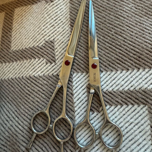 반려동물 미용 가위 2개 새상품