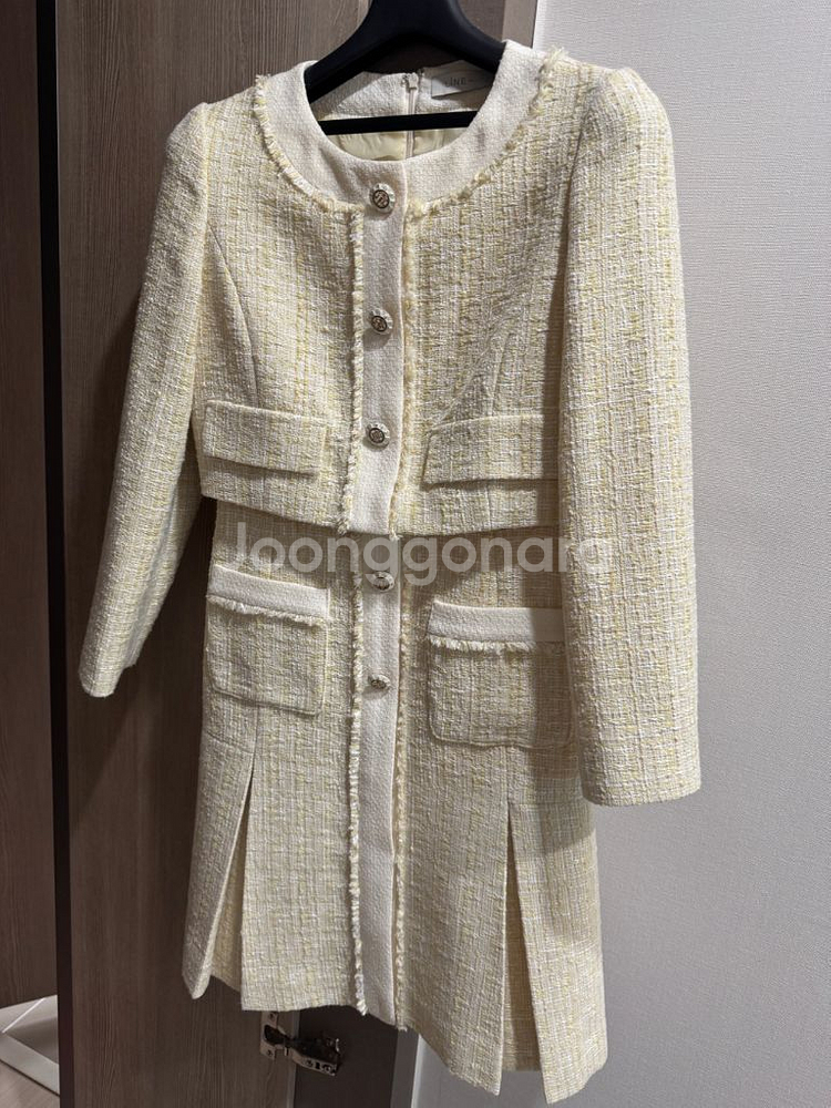 라인어디션 트위드 원피스 판매합니다(하객룩 돌잔치 2부--2