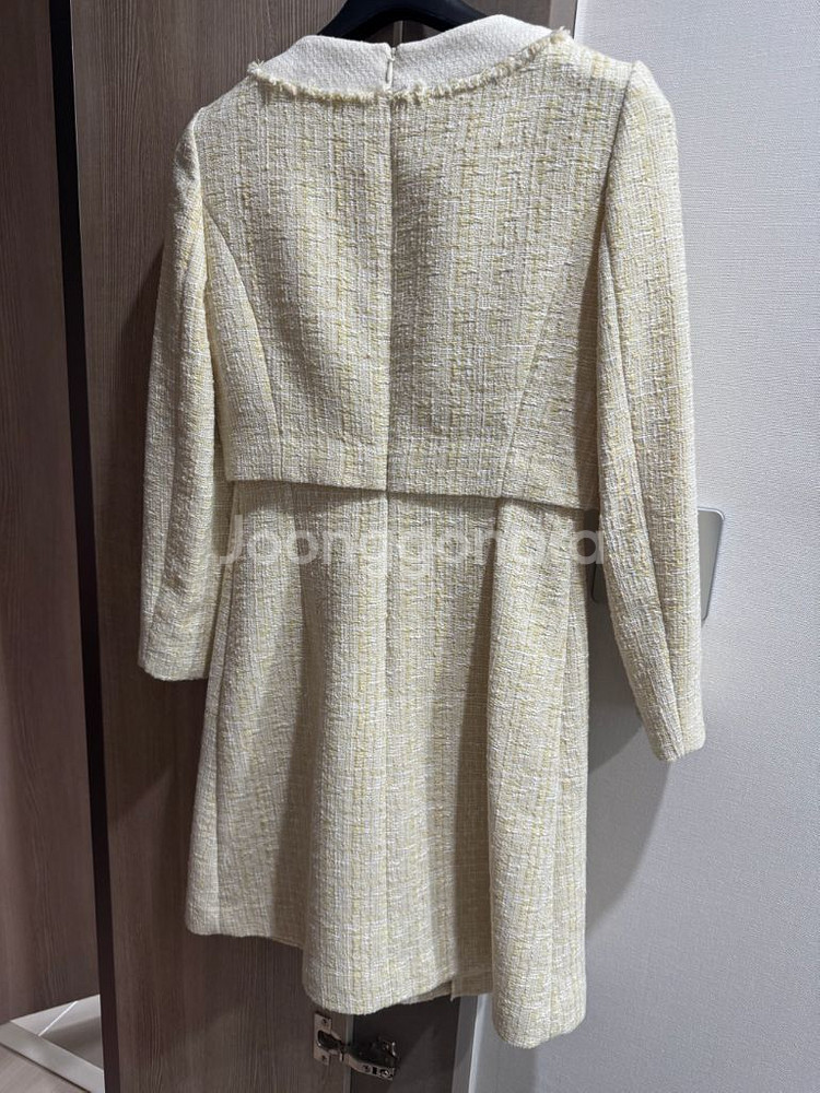 라인어디션 트위드 원피스 판매합니다(하객룩 돌잔치 2부--3