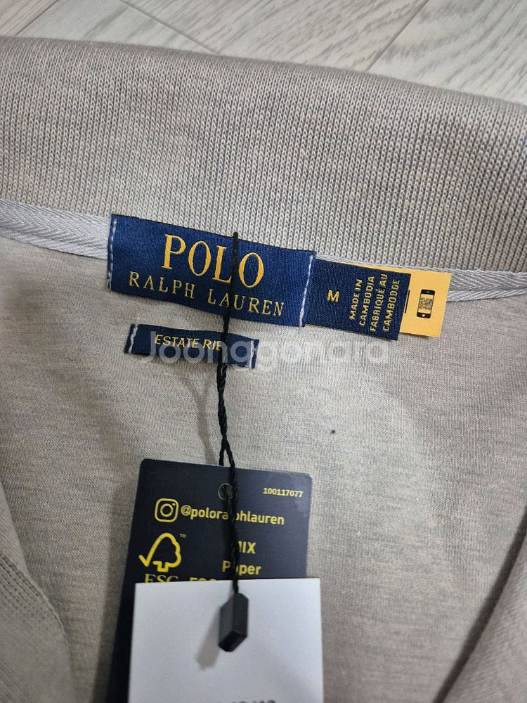 (새상품) 폴로랄프로렌 에스테이트 리브쿼터 지퍼 풀오버--4