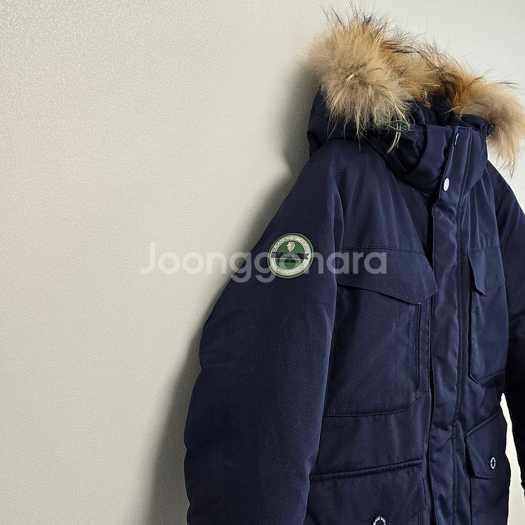 아우터[키즈130] 블랙야크 구스 다운 패딩 네이비--2