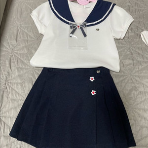 티파니주니어 세일러 네이비 남매룩