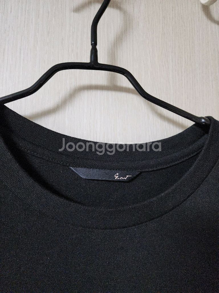 지컷 검정색 프릴 롱 원피스 롱드레스 프리--4