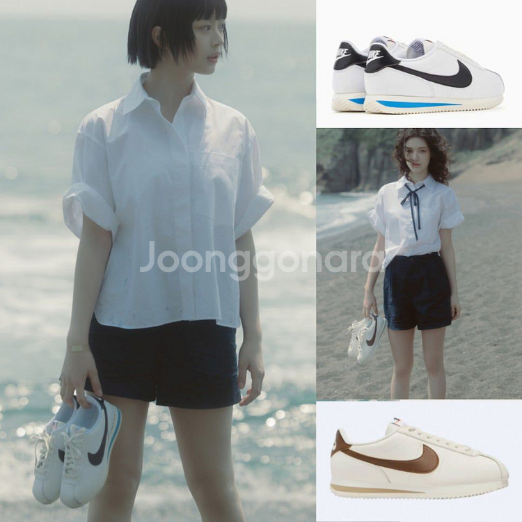 나이키 코르테즈 뉴진스 버블검 운동화--1