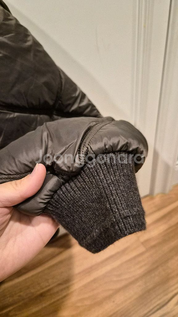 한섬 더캐시미어 퀼티드 패딩 점퍼--5