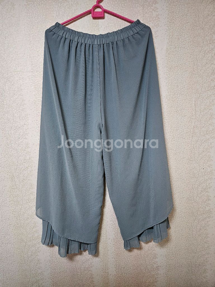 샤랄라 냉장고 뒷밴딩 통바지--3