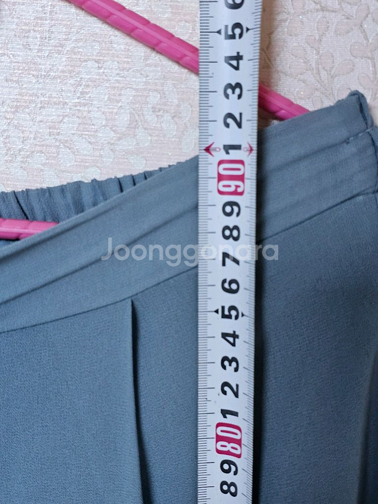 샤랄라 냉장고 뒷밴딩 통바지--5