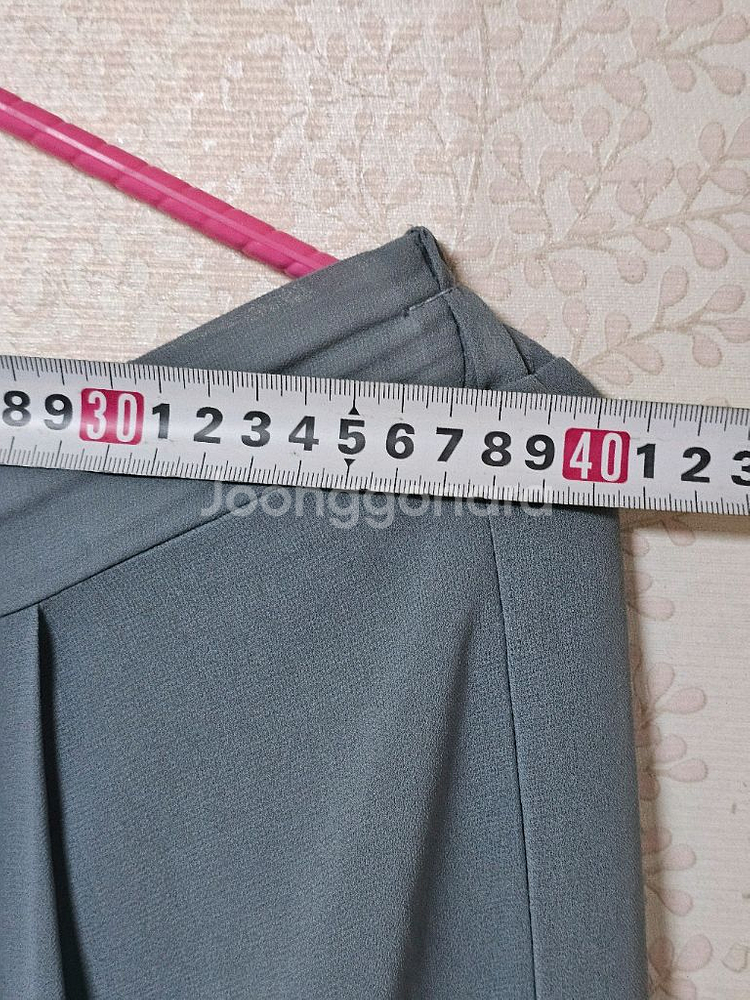 샤랄라 냉장고 뒷밴딩 통바지--4