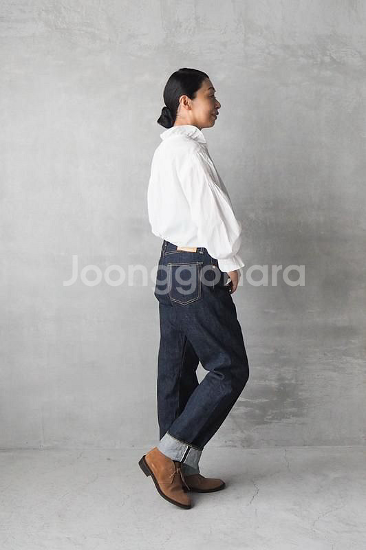 Nigel cabourn 나이젤 카본 프릴 블라우스--2