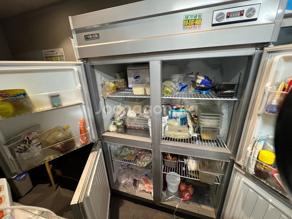 우성 업소용 4도어 냉장고 CWS-1243RF--3