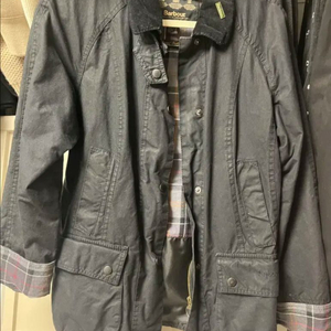 바버왁싱자켓 비데일 uk 4 여성용 블랙