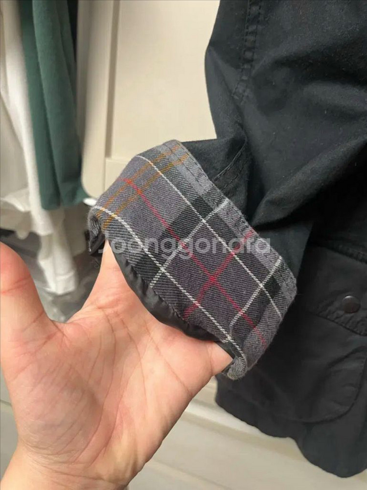 바버왁싱자켓 비데일 uk 4 여성용 블랙--2