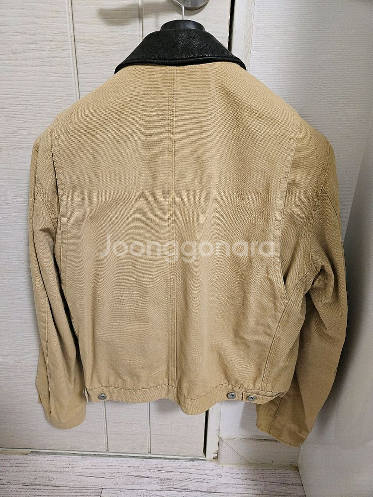 토니웩 24SS 레더카라 워크자켓 L사이즈 베이지--1