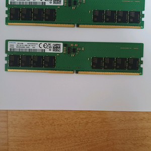삼성전자 정품 메모리 DDR5 4800 16기가 2개